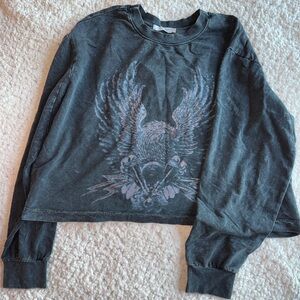 Project Social T Charcoal Long Sleeve Tee